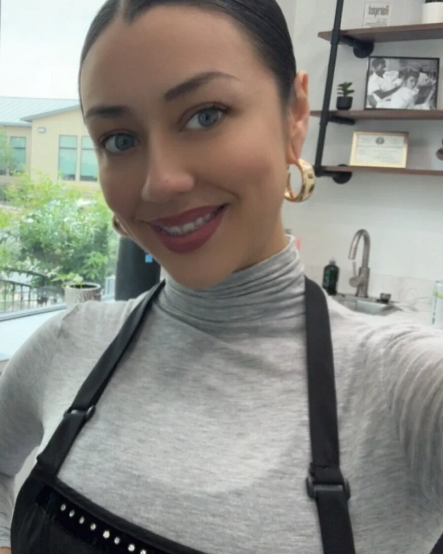 Meagen Rose in her private grooming studio